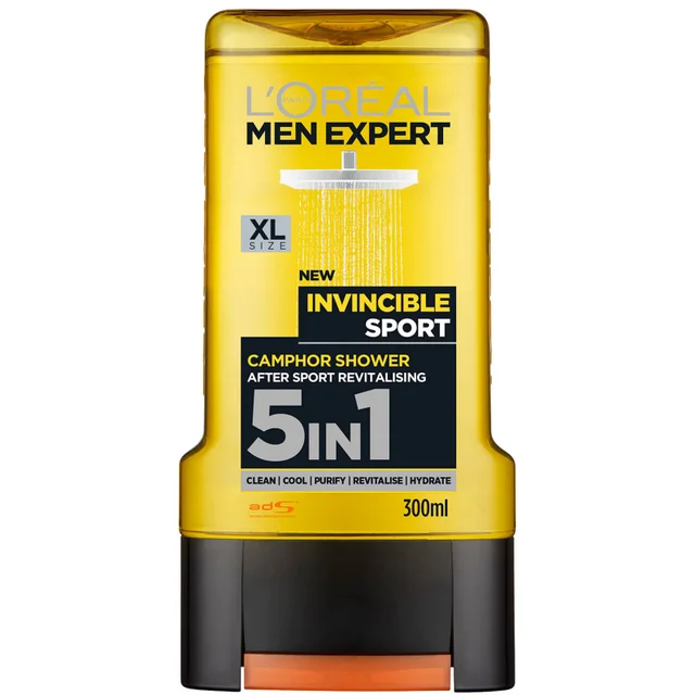 L'Oréal Men Expert Invincible Sport Gel Douche 5-en-1 300 ml