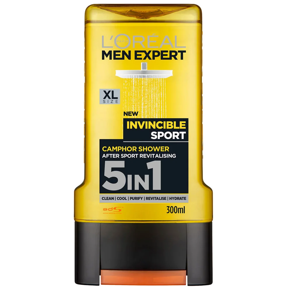 L'Oréal Men Expert Invincible Sport Gel Douche 5-en-1 300 mlImage1