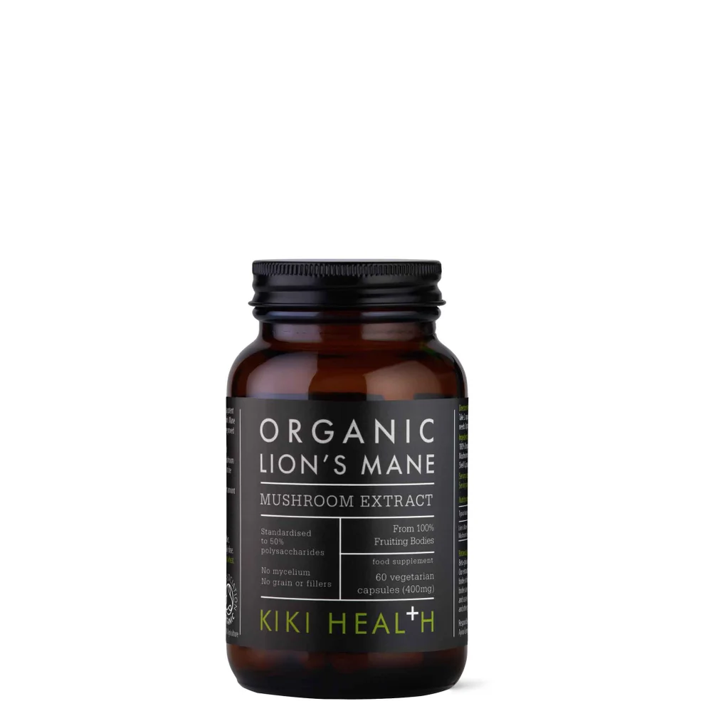KIKI Health Organic Lion's Mane Extract Mushroom (60 Vegicaps)Image1