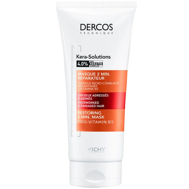 VICHY Dercos Kera Solutions Masque 2 Minutes Réparateur 200 ml