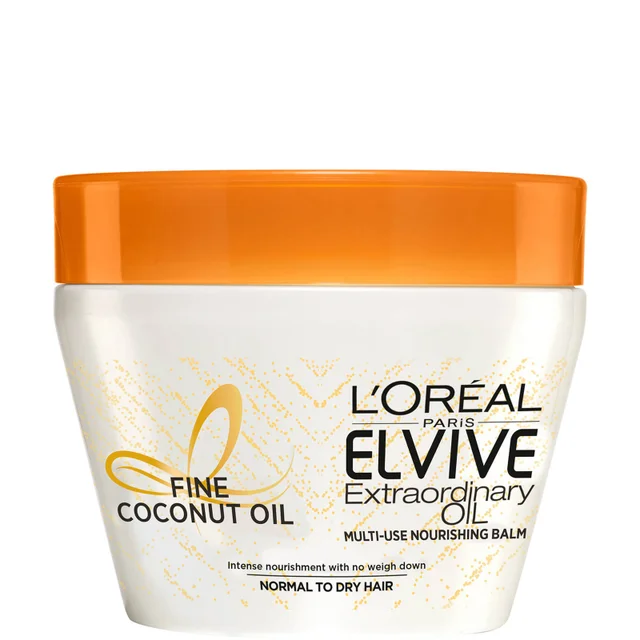 L'Oréal Paris Elseve Huile Extraordinaire Masque à l'Huile de Noix de Coco pour Cheveux Secs 300 ml
