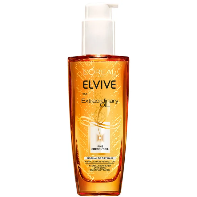 L'Oréal Paris Elseve Huile Extraordinaire Huile à la Noix de Coco pour Cheveux Secs 100 ml