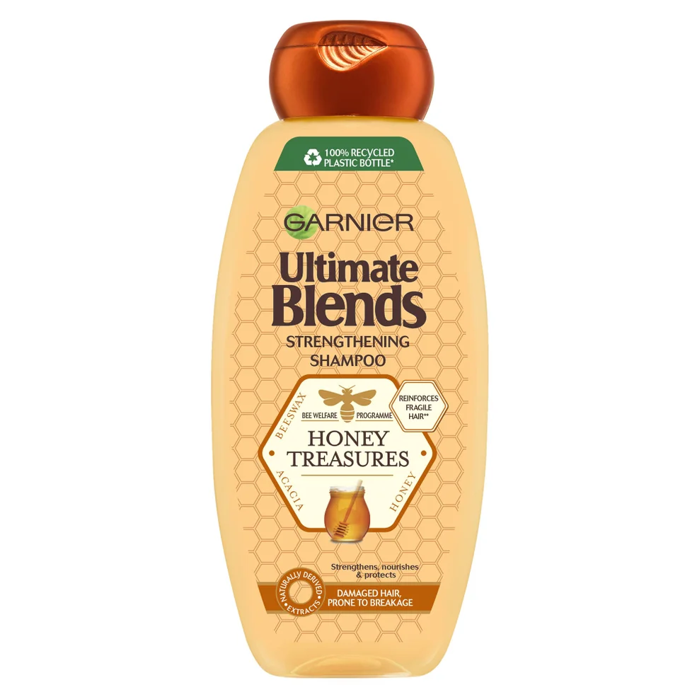 Garnier Ultimate Blends Honey Strengthening Shampoo 360mlImage1