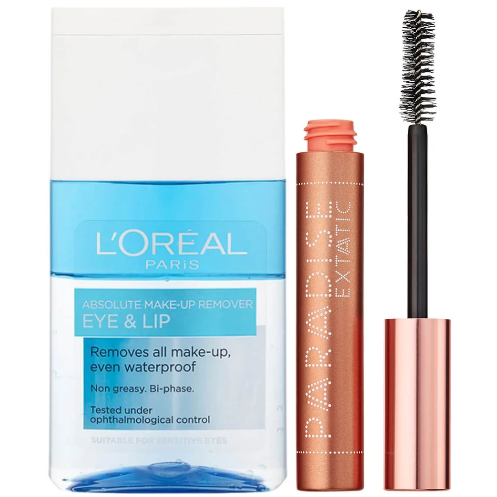 L'Oréal Paris Castor Oil-Enriched Paradise Volumising Mascara and Makeup Remover Duo ExclusiveImage1