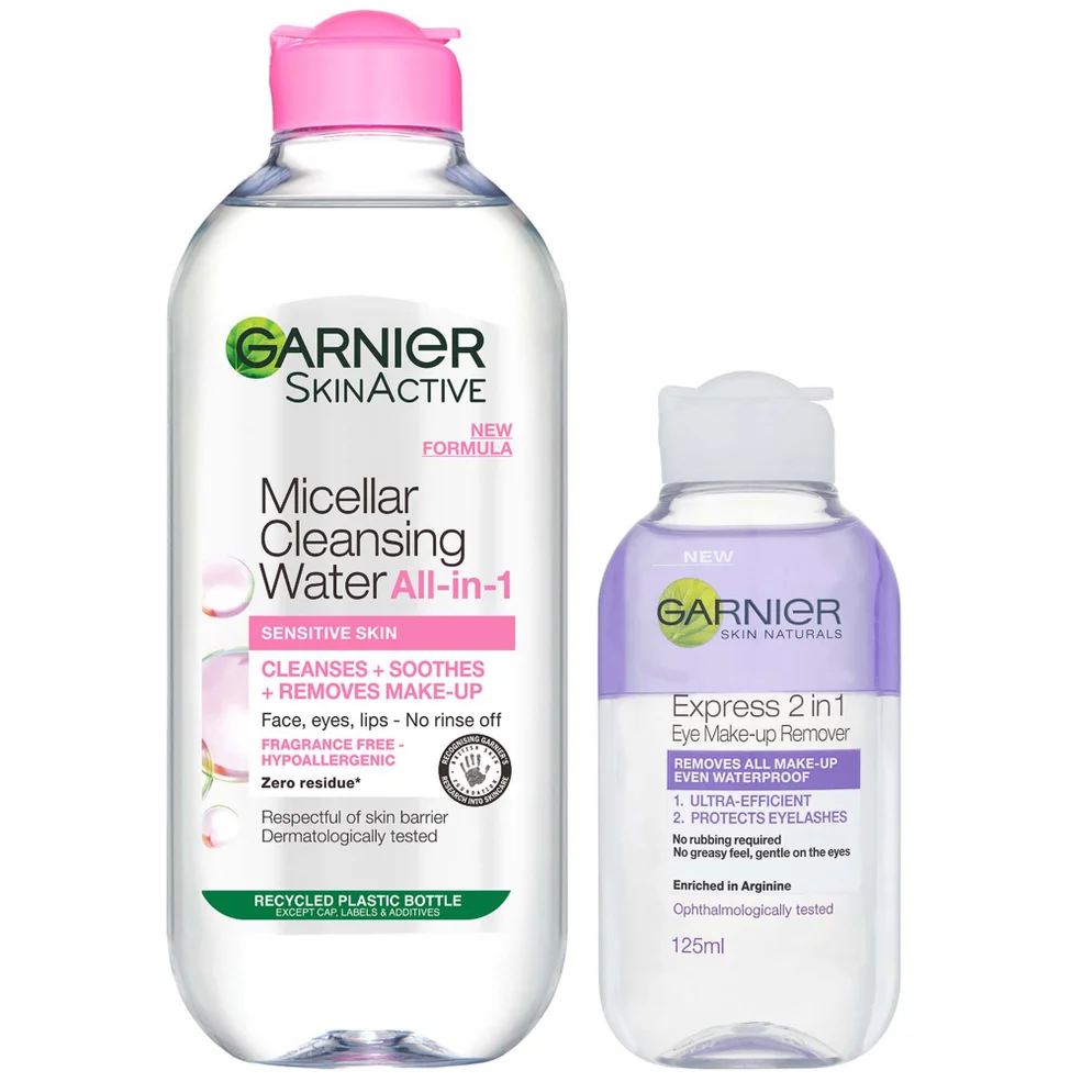 Garnier Micellar Water and Makeup Remover for Sensitive Skin Kit ExclusiveImage1