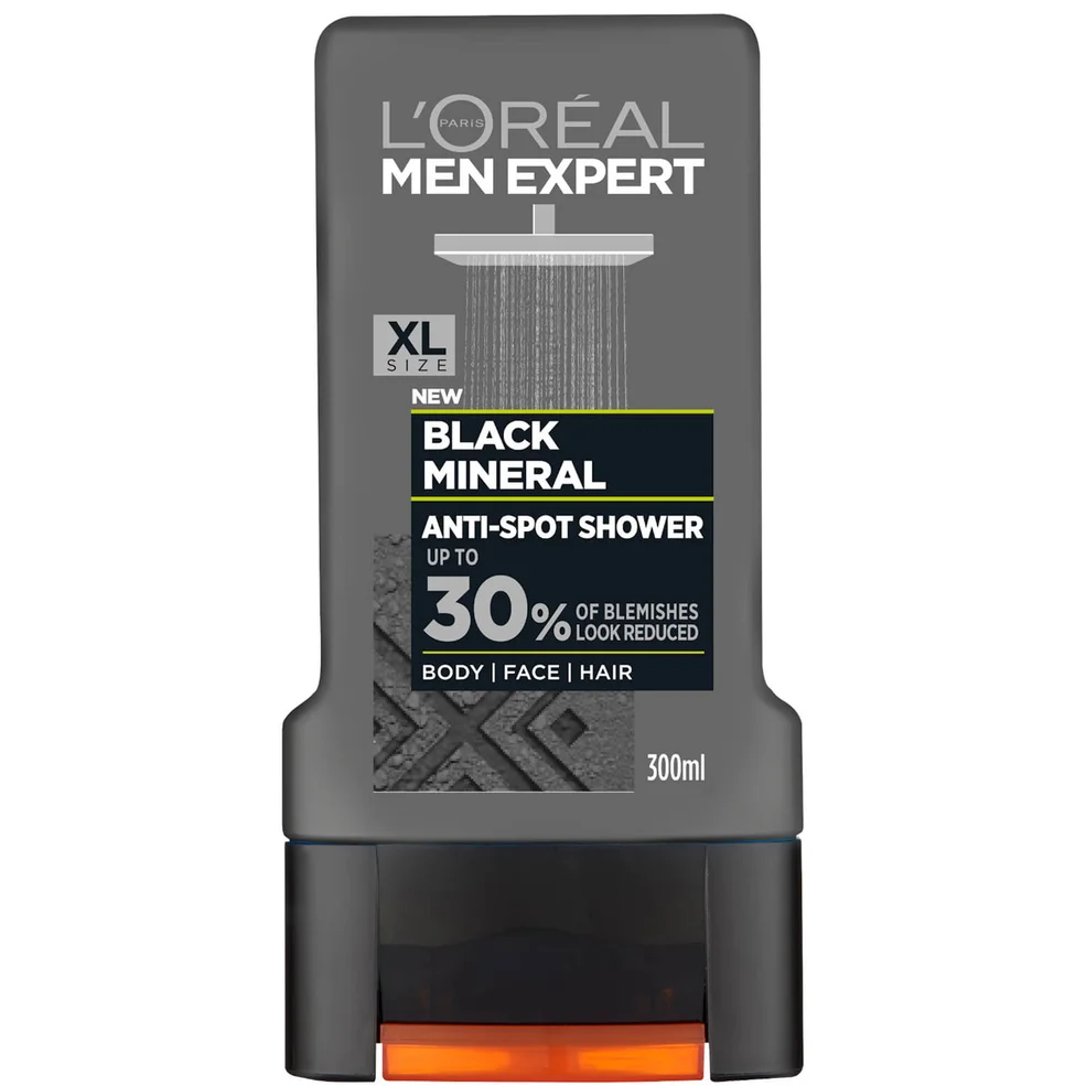 L'Oréal Paris Men Expert Black Mineral Anti-Spot Shower Gel 300mlImage1