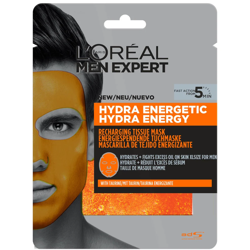 L'Oréal Paris Men Expert Hydra Energetic Masque en Tissu 30 gImage1