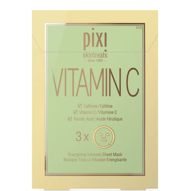 PIXI Vitamin-C Masque Tissu (Paquet de 3)