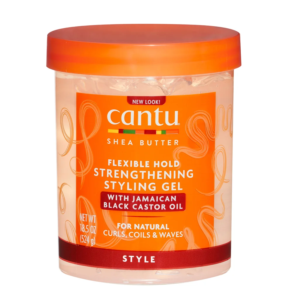 Cantu Shea Butter Flexible Hold Gel Coiffant Fortifiant à l'Huile de Ricin Noire de Jamaïque 524 gImage1