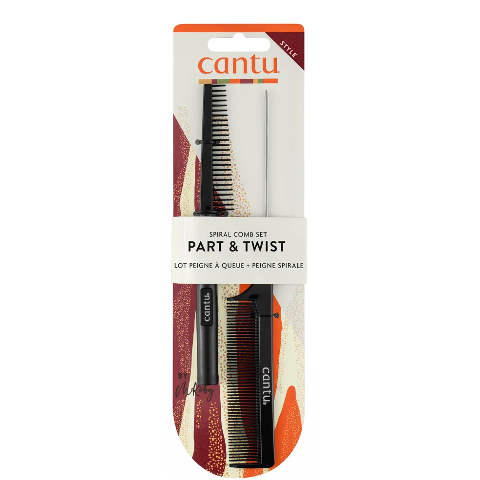 Cantu Spiral Style Part and Twist Peigne (pack de 2)Image1
