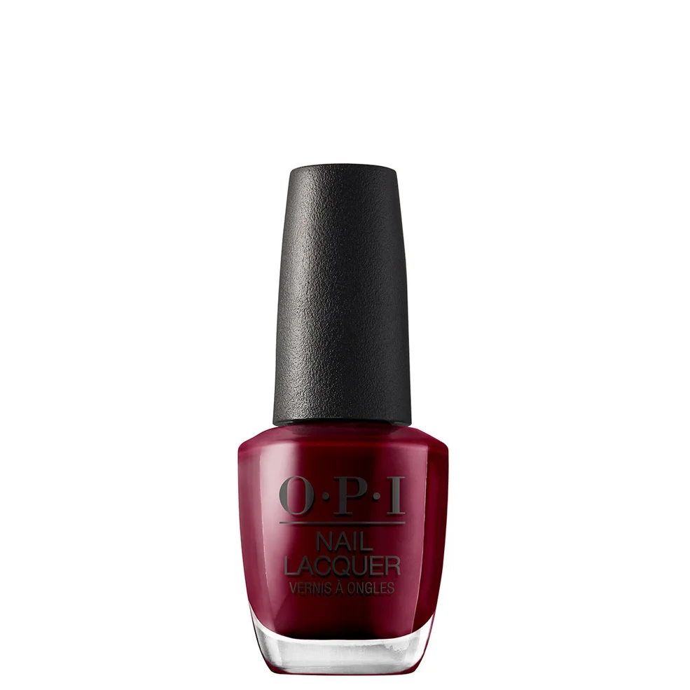 OPI Nail Lacquer Dark Red Nail Polish - Malaga Wine 15mlImage1