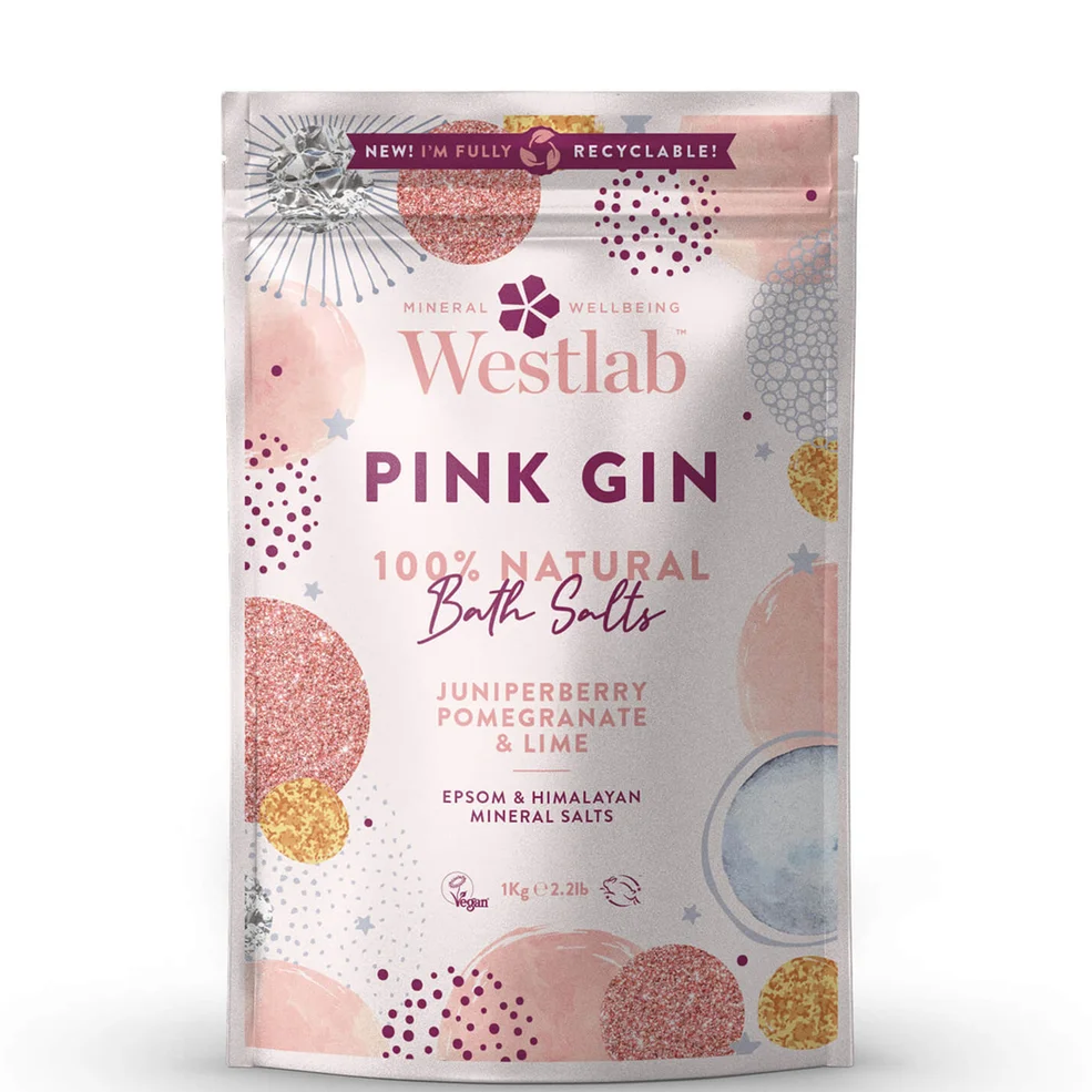 Westlab Pink Gin Bathing Salts 1kgImage1