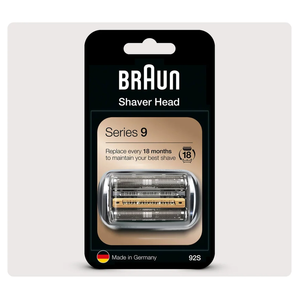 Braun Series 9 92S Electric Shaver Head Replacement, SilverImage1
