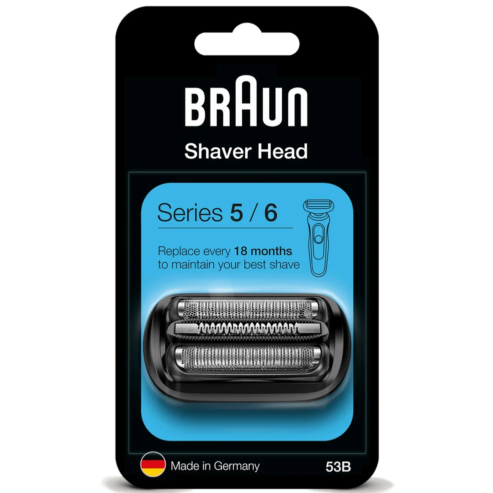 Tête de rechange pour le rasoir électrique Braun Series 5/6 53B - NoirImage1