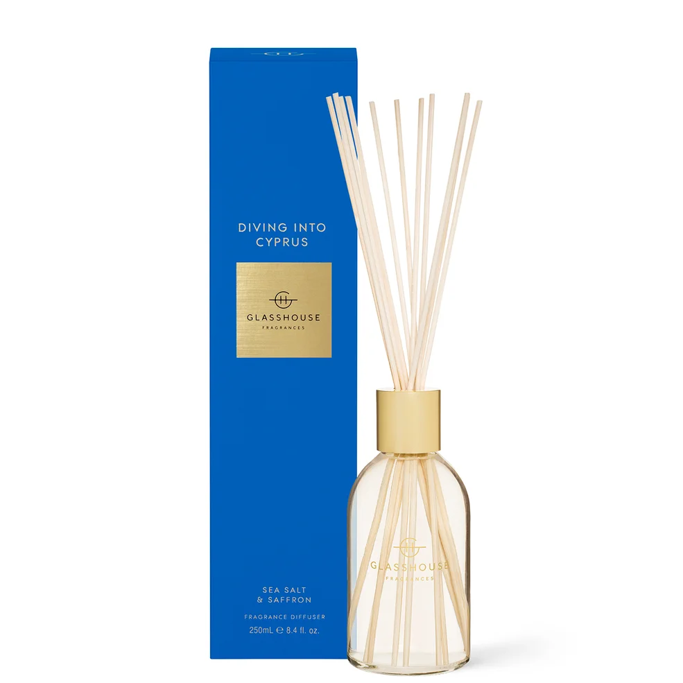 Glasshouse Fragrances Diving into Cyprus Diffuser 250mlImage1