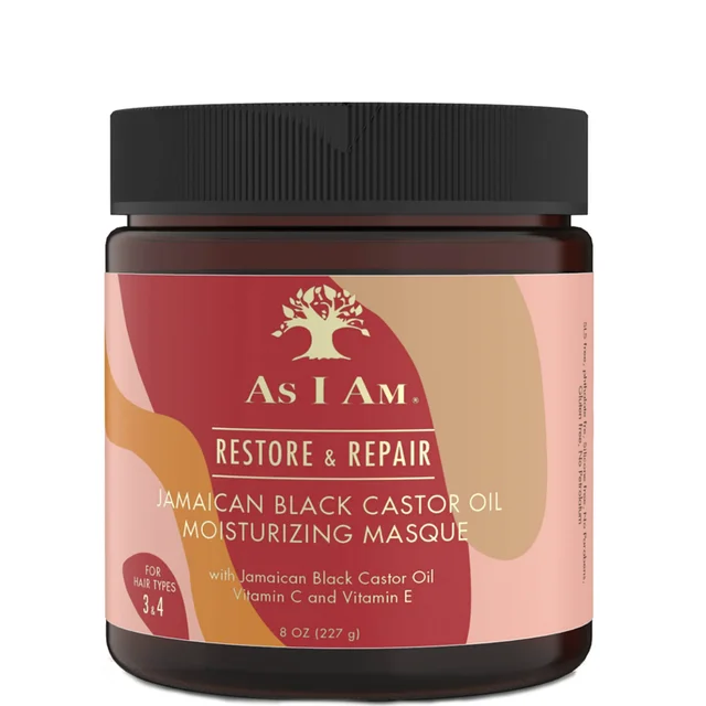 As I Am Masque Hydratant à l'Huile de Ricin Noir de la Jamaïque