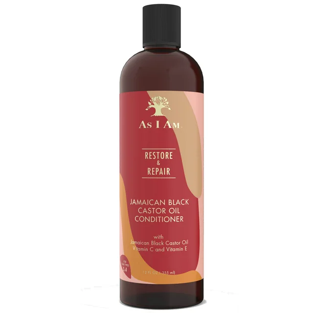 As I Am Après-Shampooing à l'Huile de Ricin Noir de la Jamaïque