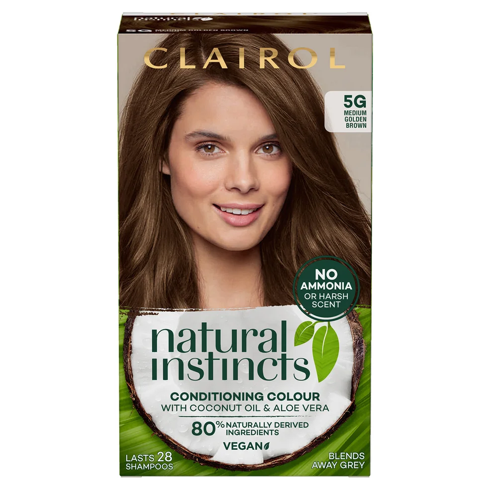 Clairol Natural Instincts Semi-Permanent No Ammonia Vegan Hair Dye 177ml (Various Shades)Image1