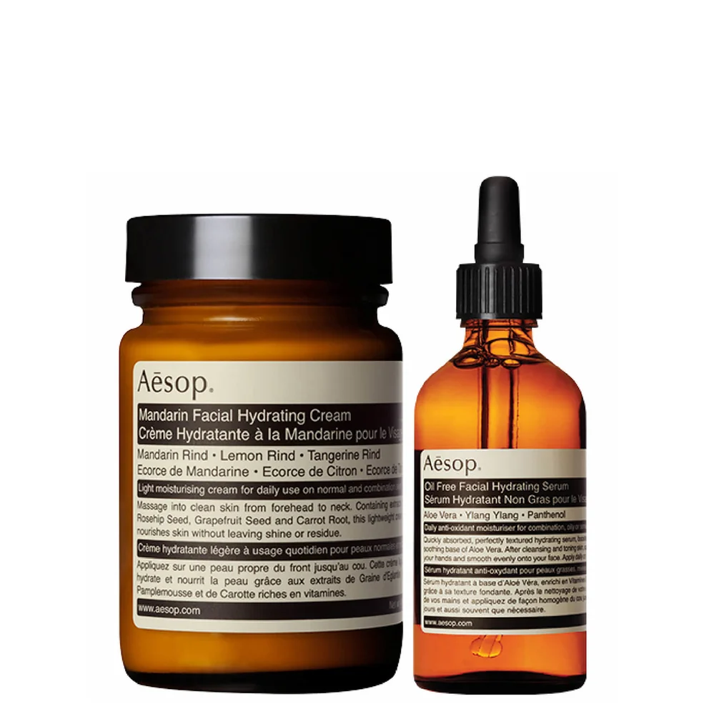 Aesop Mandarin Facial Cream and Lightweight Serum DuoImage1