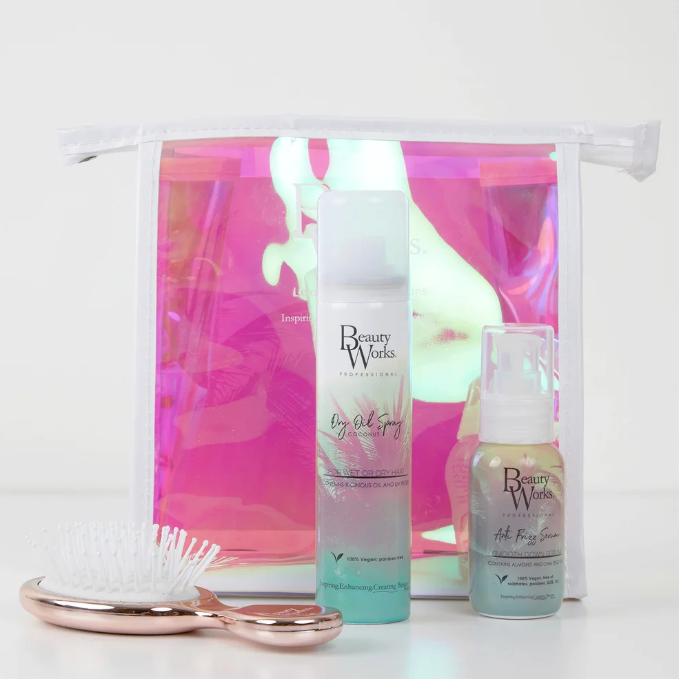 Beauty Works Dry Oil x Anti Frizz Serum Travel SetImage1