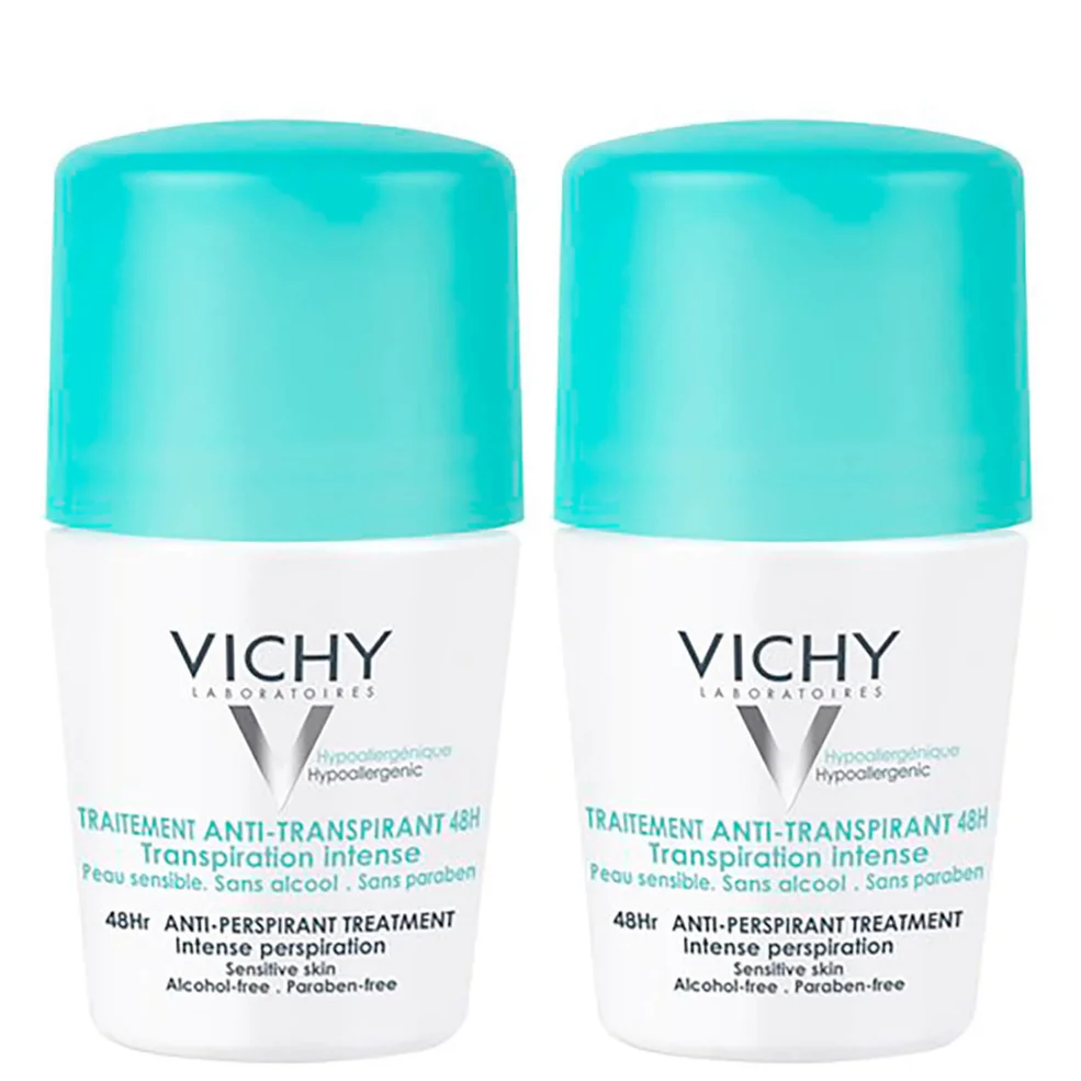 Vichy 48 Hour Intensive Antiperspirant Roll-on Deodorant for Sensitive Skin Bundle 2 x 50mlImage1