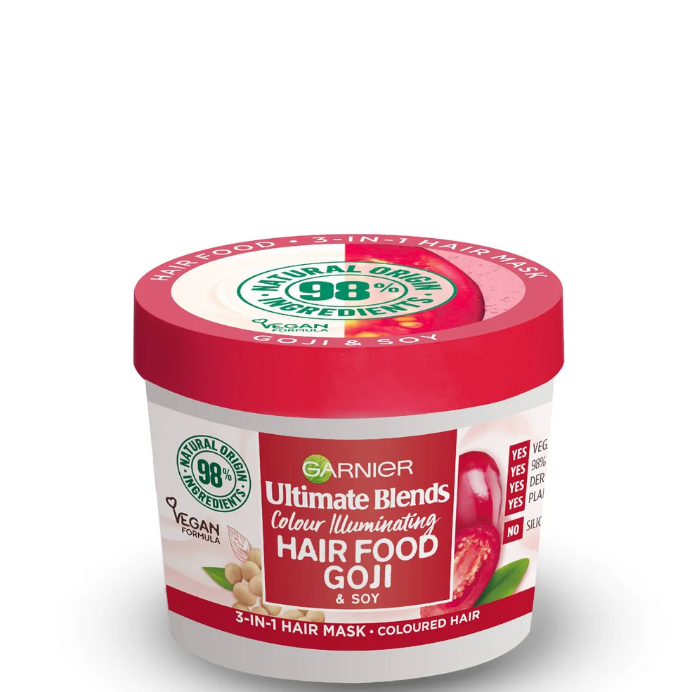 Garnier Ultimate Blends Hair Food Goji 3-in-1 Hair Mask Treatment for Coloured Hair 390mlImage1