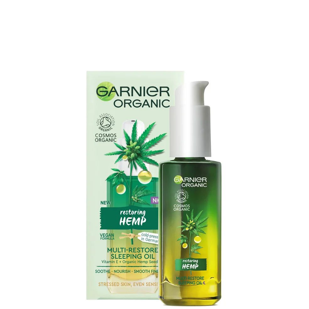 Garnier Organic Hemp Multi-Restore Facial Sleeping Oil 30mlImage1