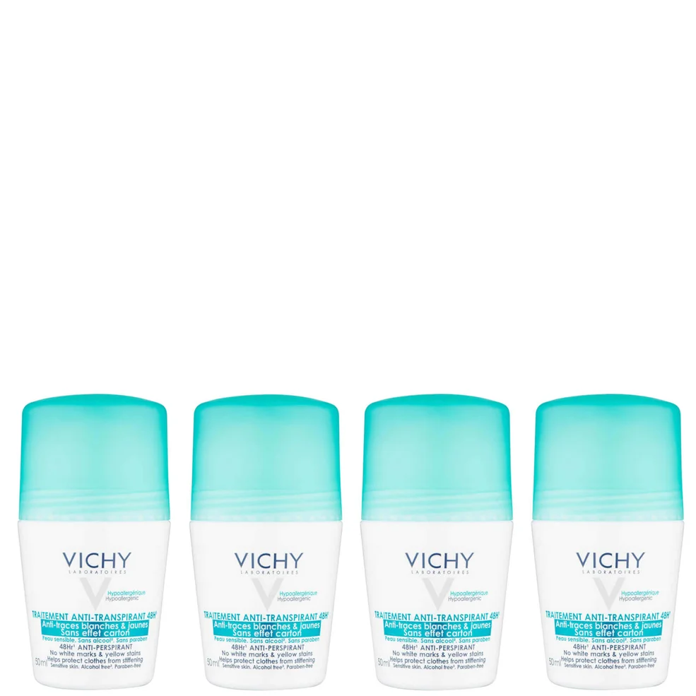VICHY No Marks Roll-on Deodorant Set 4 x 50mlImage1