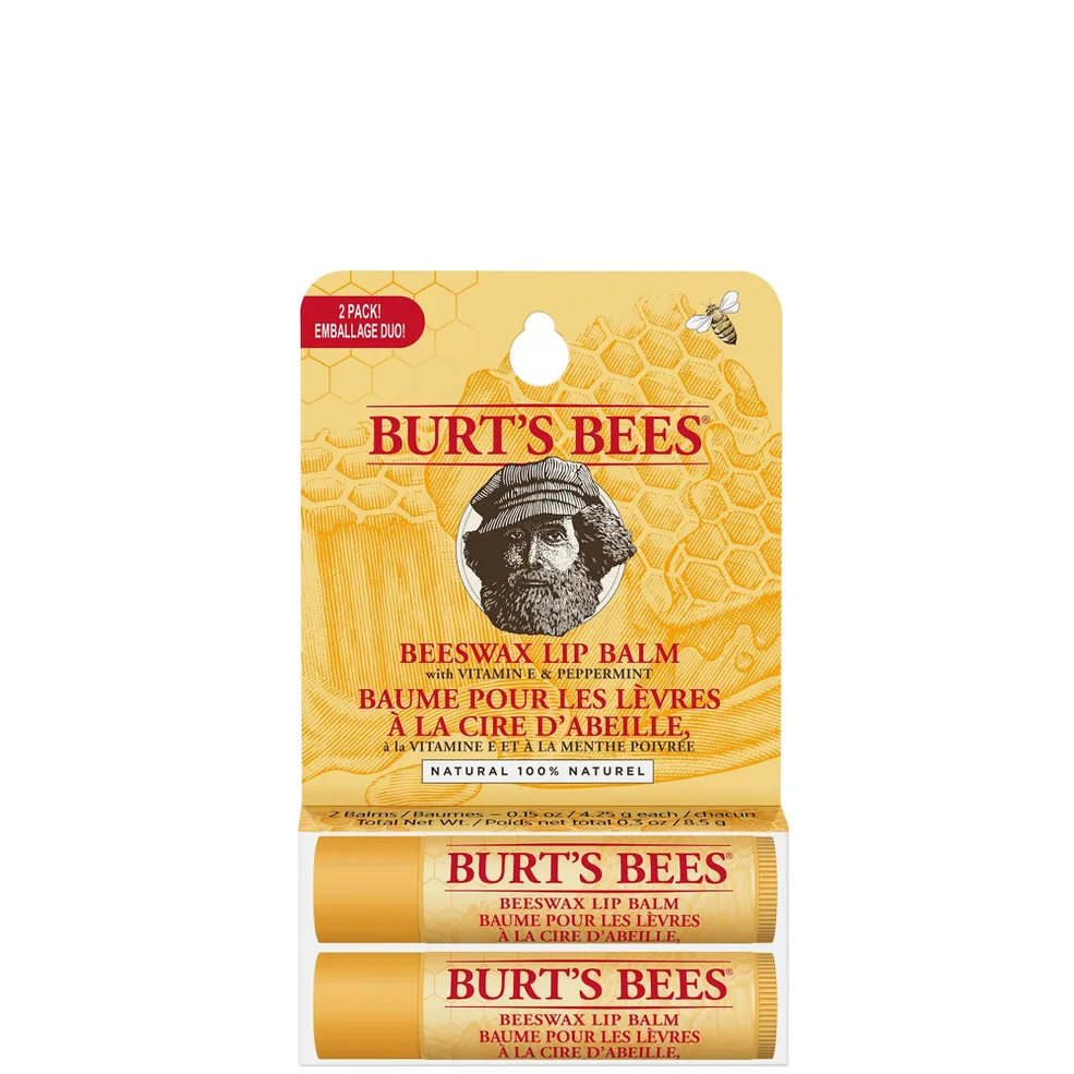 Burt's Bees 100% Natural Origin Moisturising Lip Balm DuoImage1
