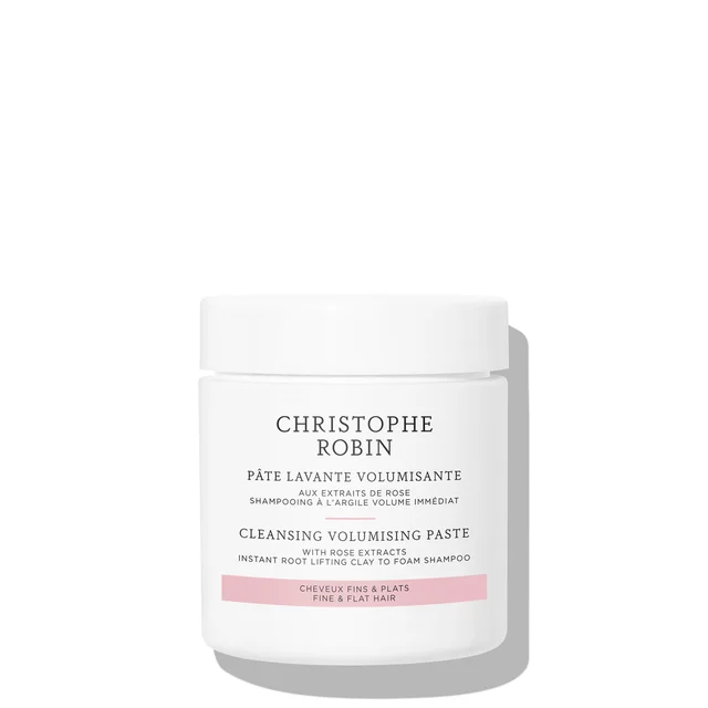 Pâte lavante volumisante au rassoul pur et à la rose Christophe Robin 75 ml