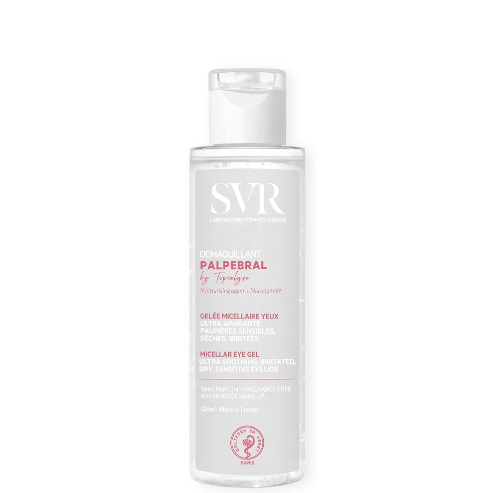 SVR PALPEBRAL Soothing No-Rinse Eye Makeup Remover Gel for Sensitive, Dry, Sore, Allergy-Prone Eyelids and Eye Contour, 125mlImage1