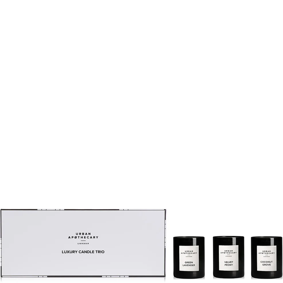 Coffret trio de bougies de luxe Urban Apothecary - Lavande verte - 70gImage1