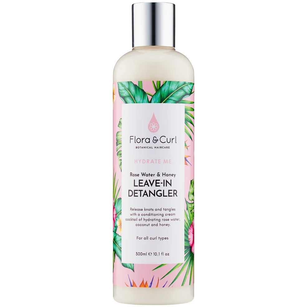 Flora & Curl Rose Water & Honey Leave-in Detangler 300mlImage1
