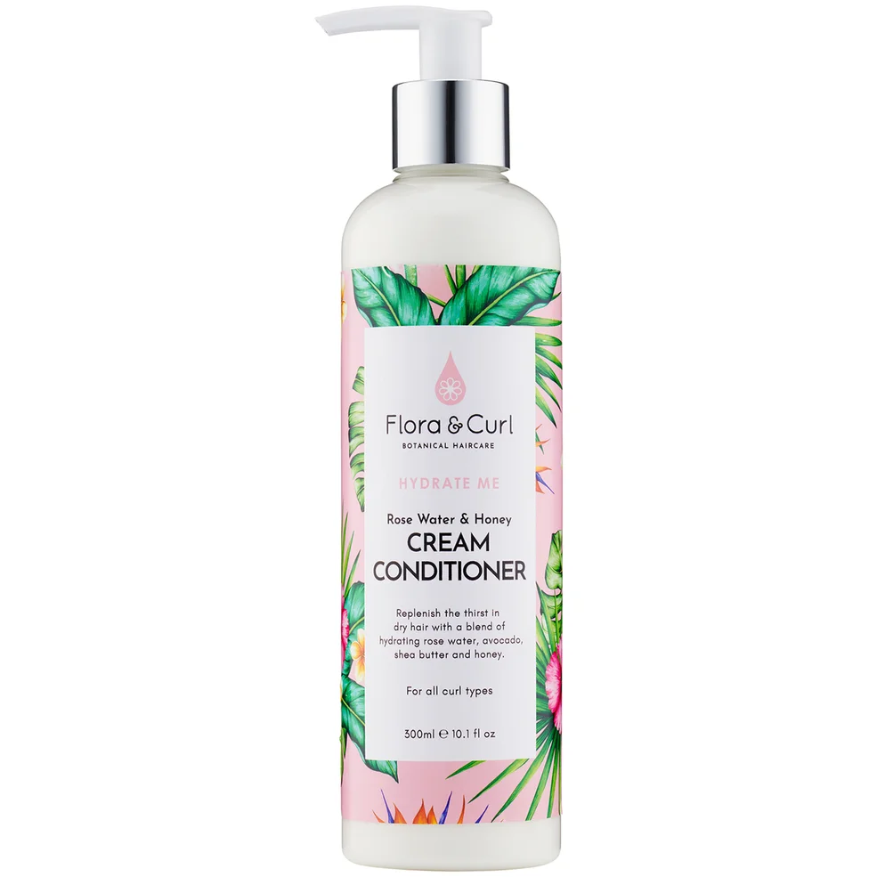 Flora & Curl Rose Water & Honey Cream Conditioner 300mlImage1