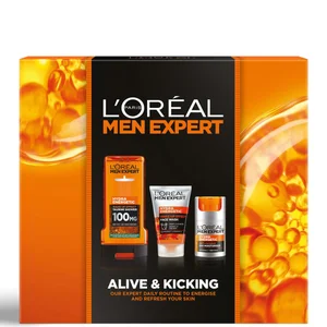 L'Oreal Paris Men Expert Alive and Kicking 3 Pieces Gift Set for Him - undefined undefined