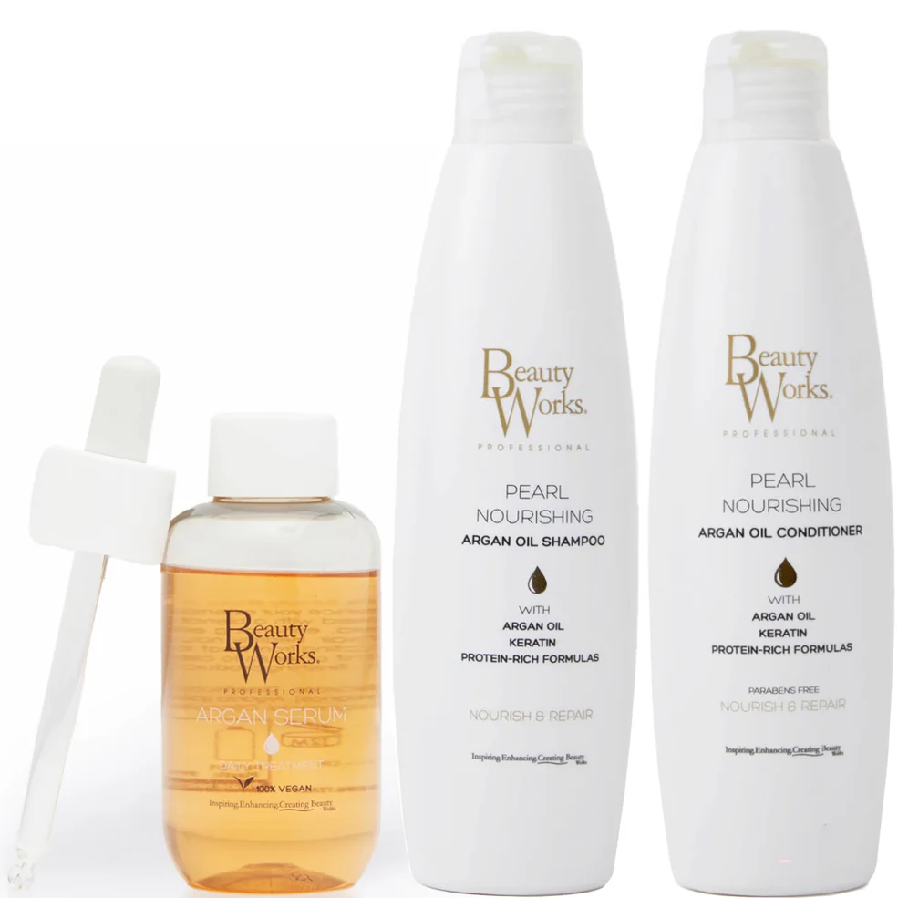 Beauty Works Pearl Nourishing Argan Oil TrioImage1