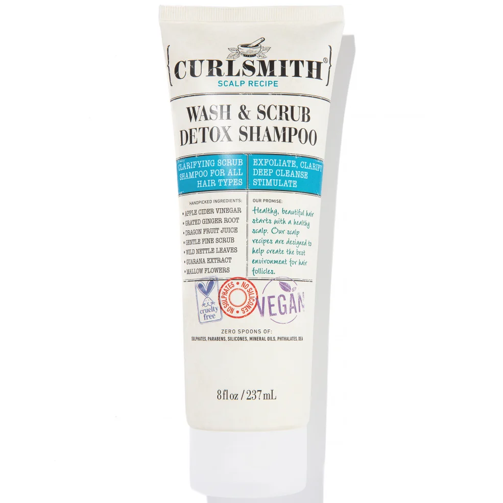Curlsmith Wash & Scrub Shampooing Détoxifiant 237 mlImage1