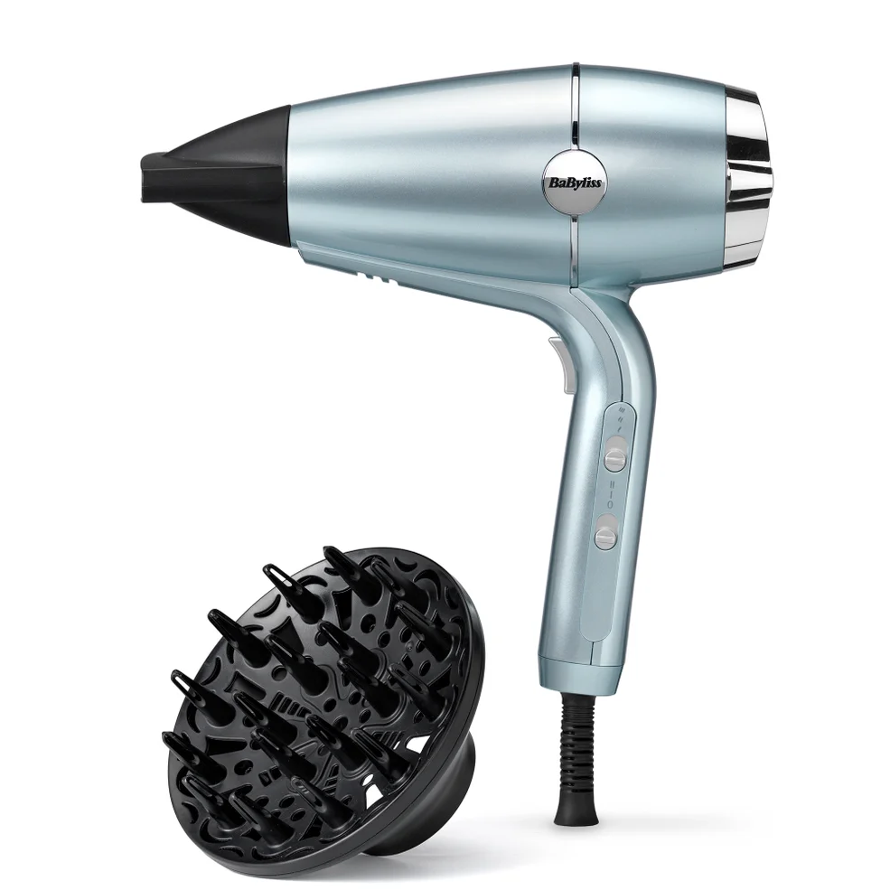 BaByliss Hydro Fusion Anti Frizz Hair Dryer with DiffuserImage1