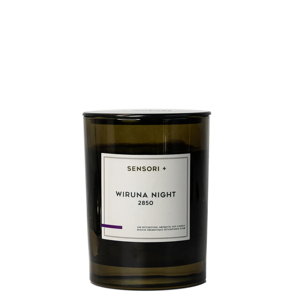 SENSORI+ Air Detoxifying Aromatic Wiruna Night Soy Candle 260gImage1