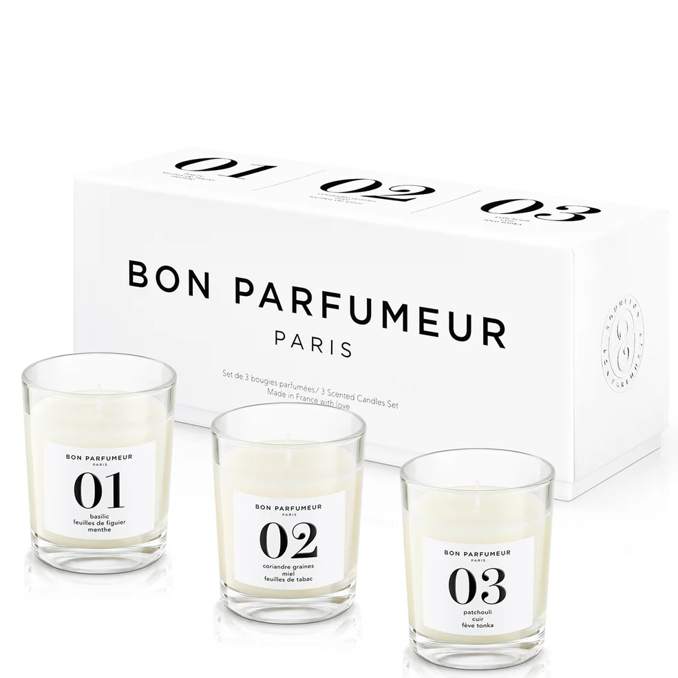 Bon Parfumeur Mini Candles Set - 01, 02, 03Image1