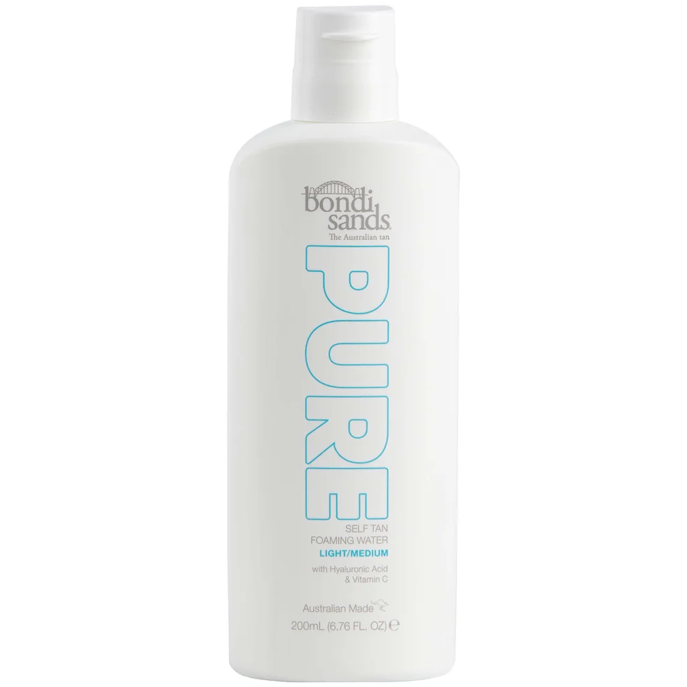 Bondi Sands Pure Self Tan Foaming Water - Light/Medium 200mlImage1