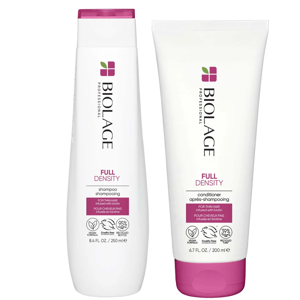 Biolage Advanced FullDensity Thickening Shampoo (250ml) and Conditioner (200ml) Duo Set for Thin HairImage1