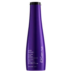 Shu Uemura Art of Hair Yubi Blonde Shampooing Violet Anti-Faux Reflets pour Cheveux Blonds Décolorés ou Méchés 300 ml - undefined undefined