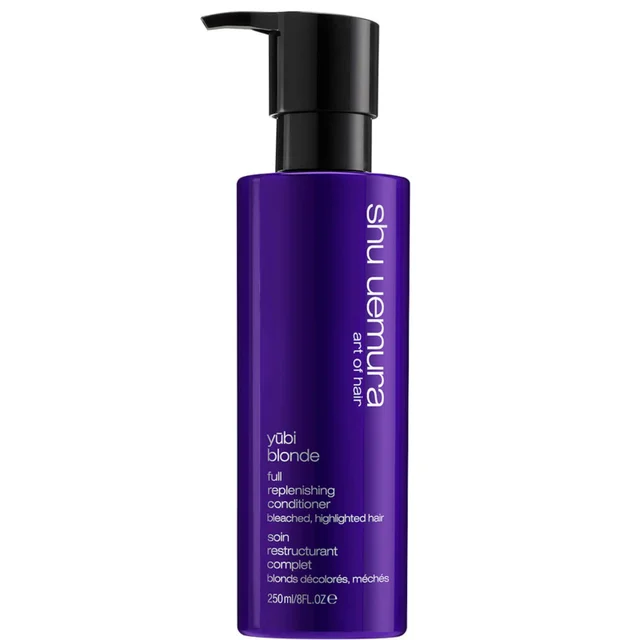 Shu Uemura Art of Hair Yubi Blonde Soin Restructurant Complet pour Cheveux Blonds Décolorés ou Méchés 250 ml