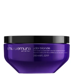 Shu Uemura Art of Hair Yubi Blonde Baume Violet Anti-Faux Reflets pour Cheveux Blonds Décolorés ou Méchés 200 ml - undefined undefined