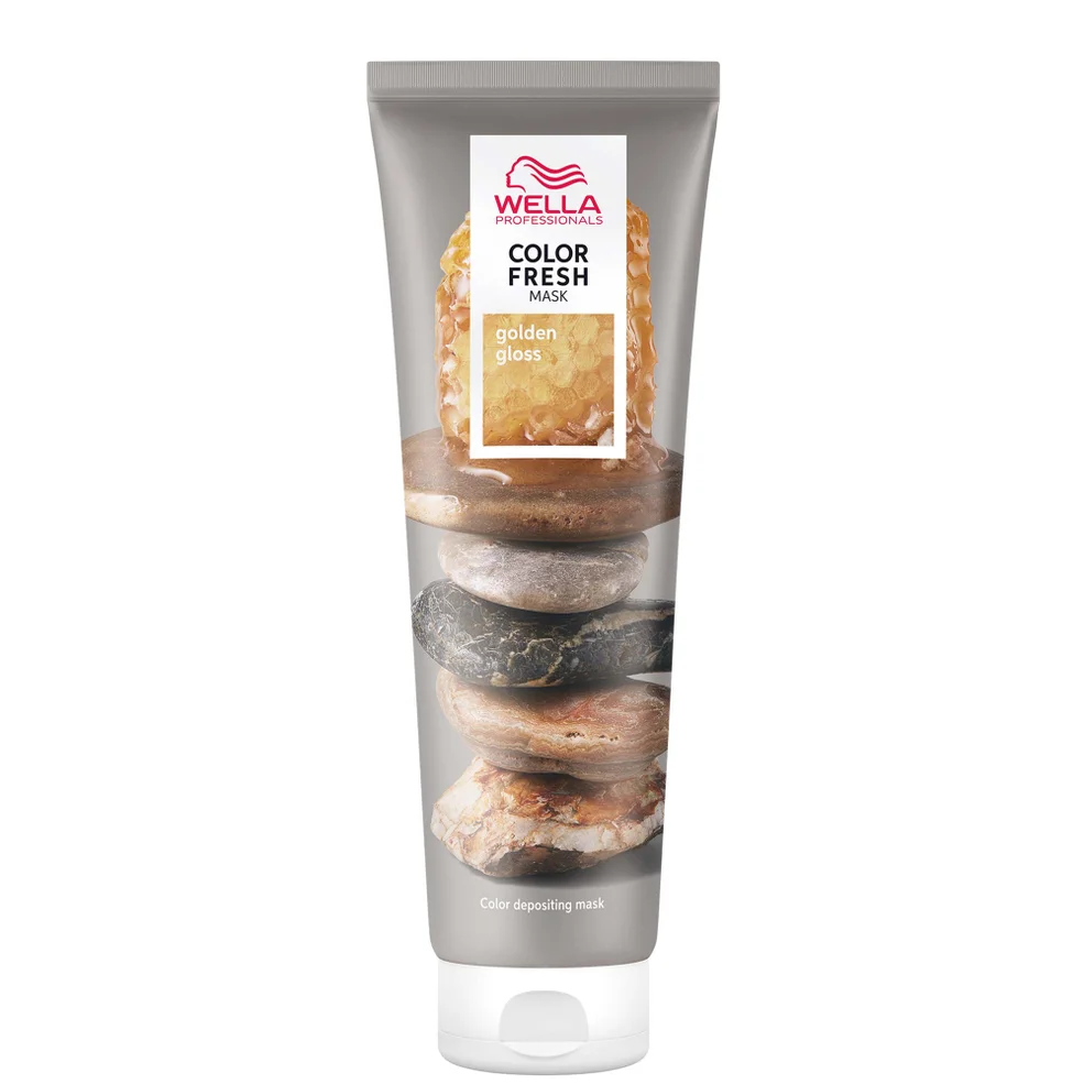 Wella Professionals Care Color Fresh Semi-Permanent Colour Mask - Golden Gloss 150mlImage1