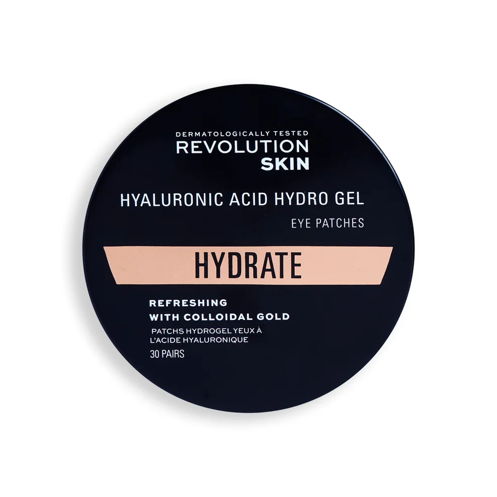 Revolution Skincare Gold Eye Hydrogel Hydrating Eye Patches with Colloidal Gold 20gImage1