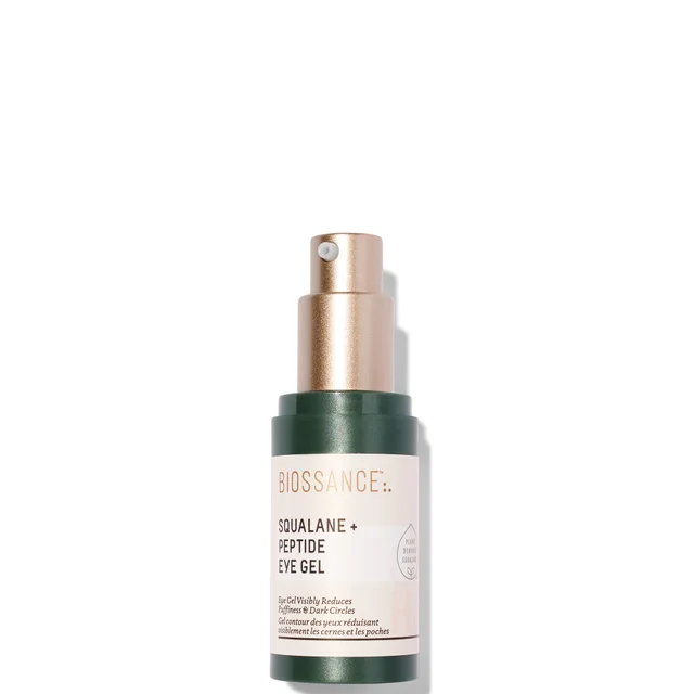 Gel pour les yeux au squalane et aux peptides Biossance 15 ml