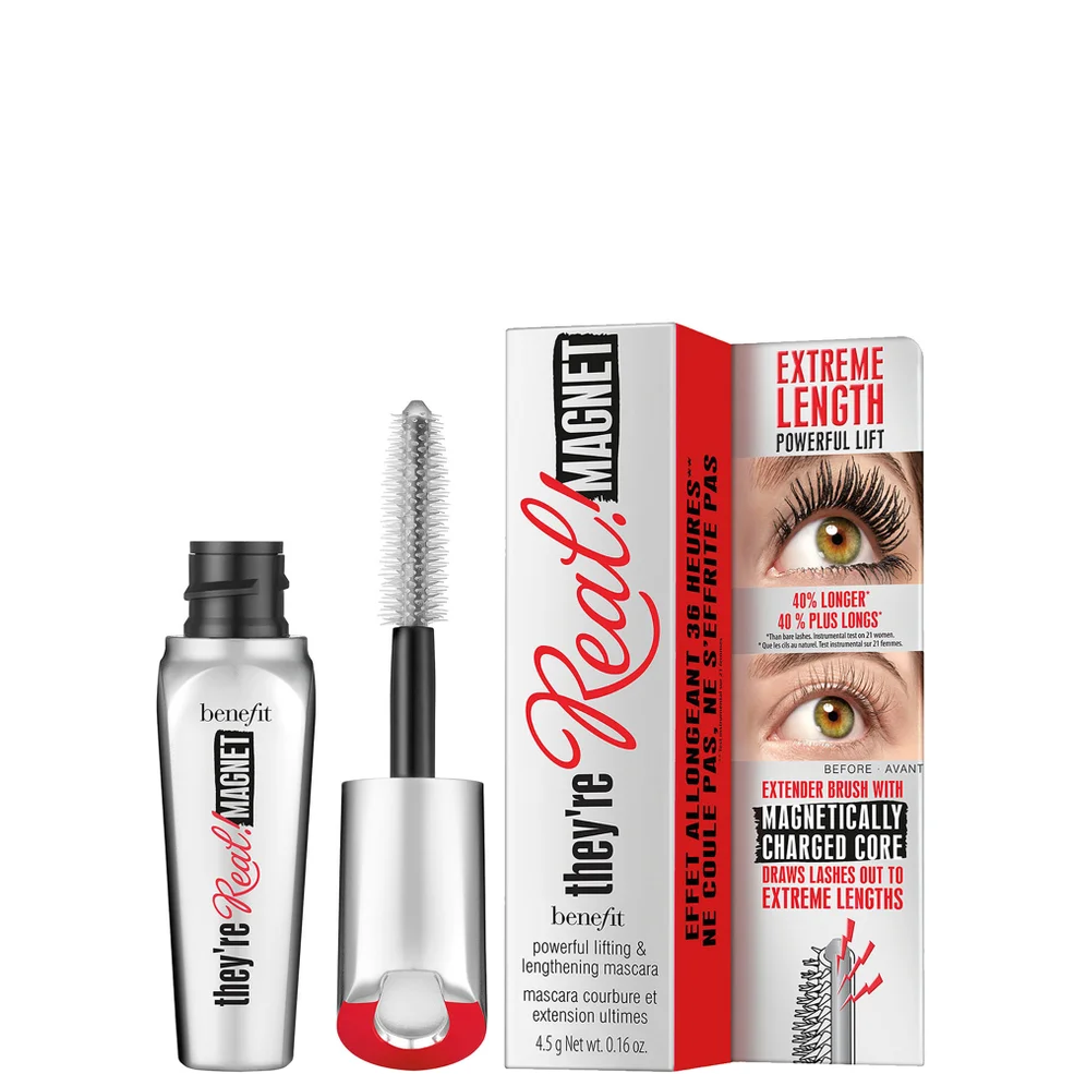 benefit They’re Real Magnet Extreme Lengthening and Powerful Lifting Mascara Mini - Supercharged Black 4.5gImage1