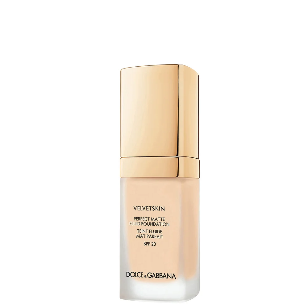 Dolce&Gabbana Velvetskin Perfect Matte Fluid Foundation 30ml (Various Shades)Image1